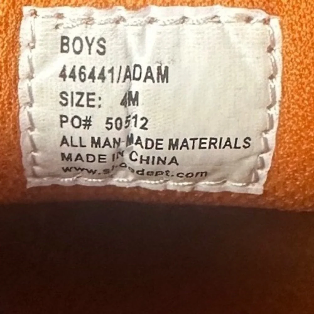 All Man Made Material Shoe Dept Collection Boys Shoe Size 4 Brown Boat Shoes